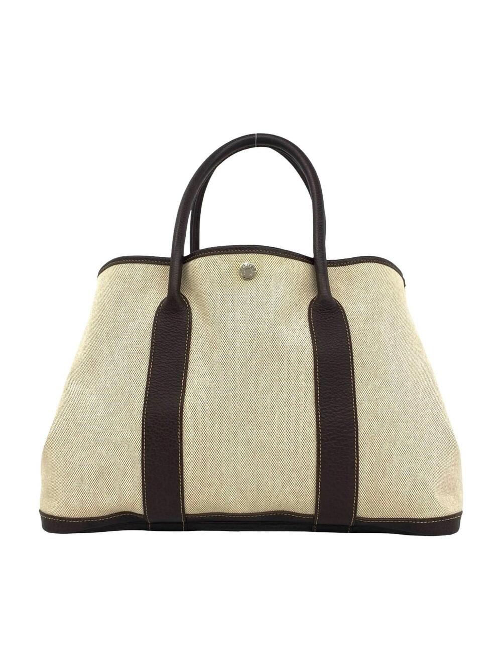 Hermes Garden Party Tote Toile And #375706H21B